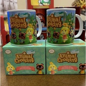 2 Nintendo Animal Crossing Coffee Mugs 11oz